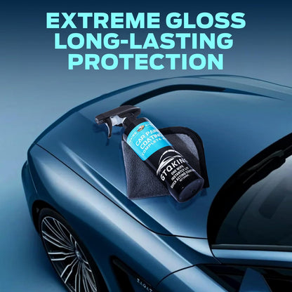 Ceramic Spray Coating –High-Gloss Ceramic Wax –Car Coating Spray 16.91 oz -Provides Long-Lasting Paint Protection For Vehicles With A High-Gloss Finish Enhanced Color, Extremely Hydrophobic (Pack 2)