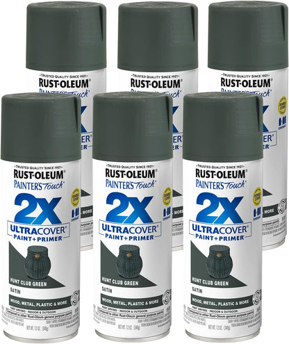 Rust-Oleum 334029 Painter's Touch 2X Ultra Cover Spray Paint, 12 oz, Gloss Clear - Colors F