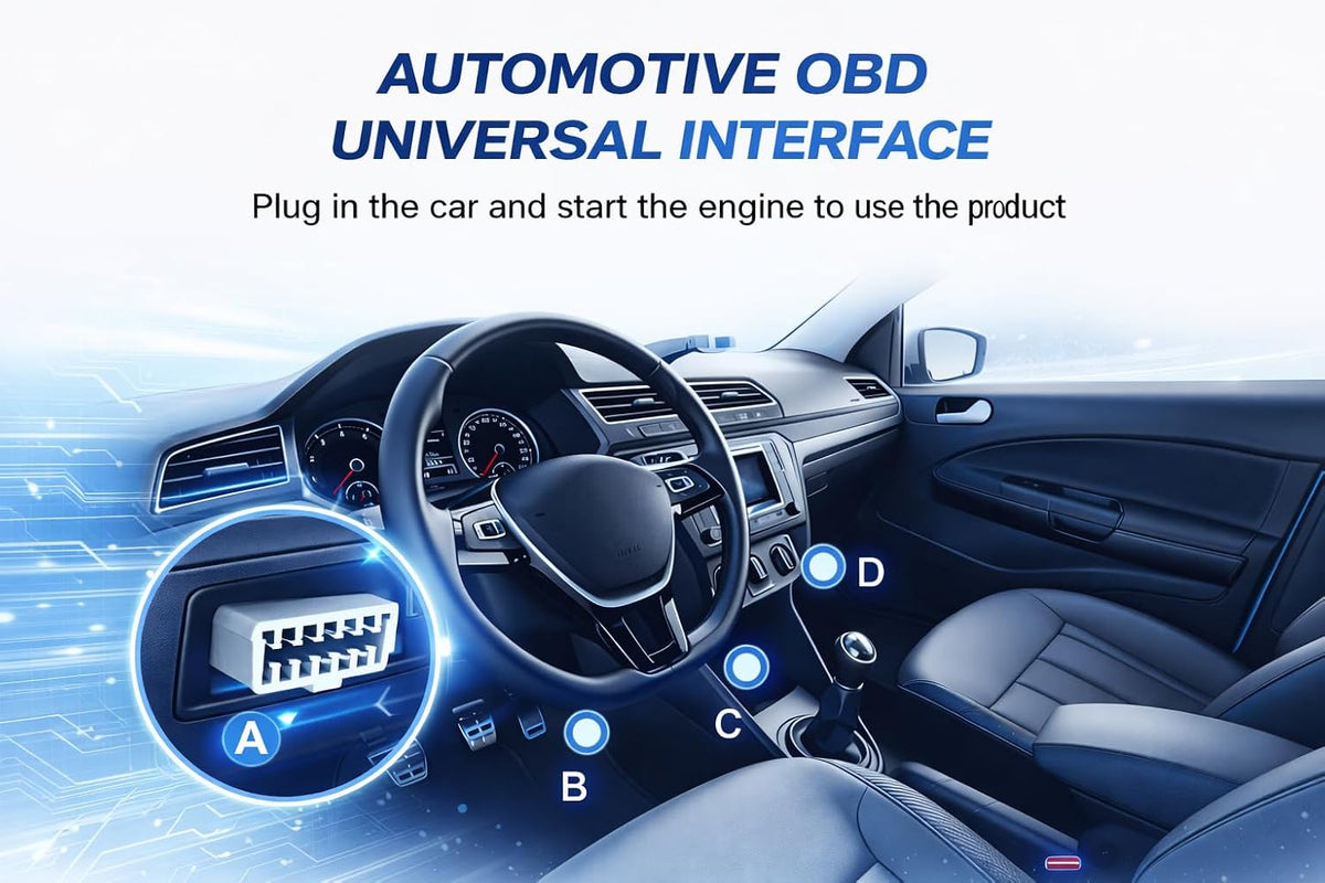 V519 OBD2 Scanner Diagnostic Tool, Car Code Reader with 35,901 Built-in DTC Lookup, Check Engine Light Reader, Live Data, I/M Readiness, Battery Voltage Test, for 1996+ Vehicles