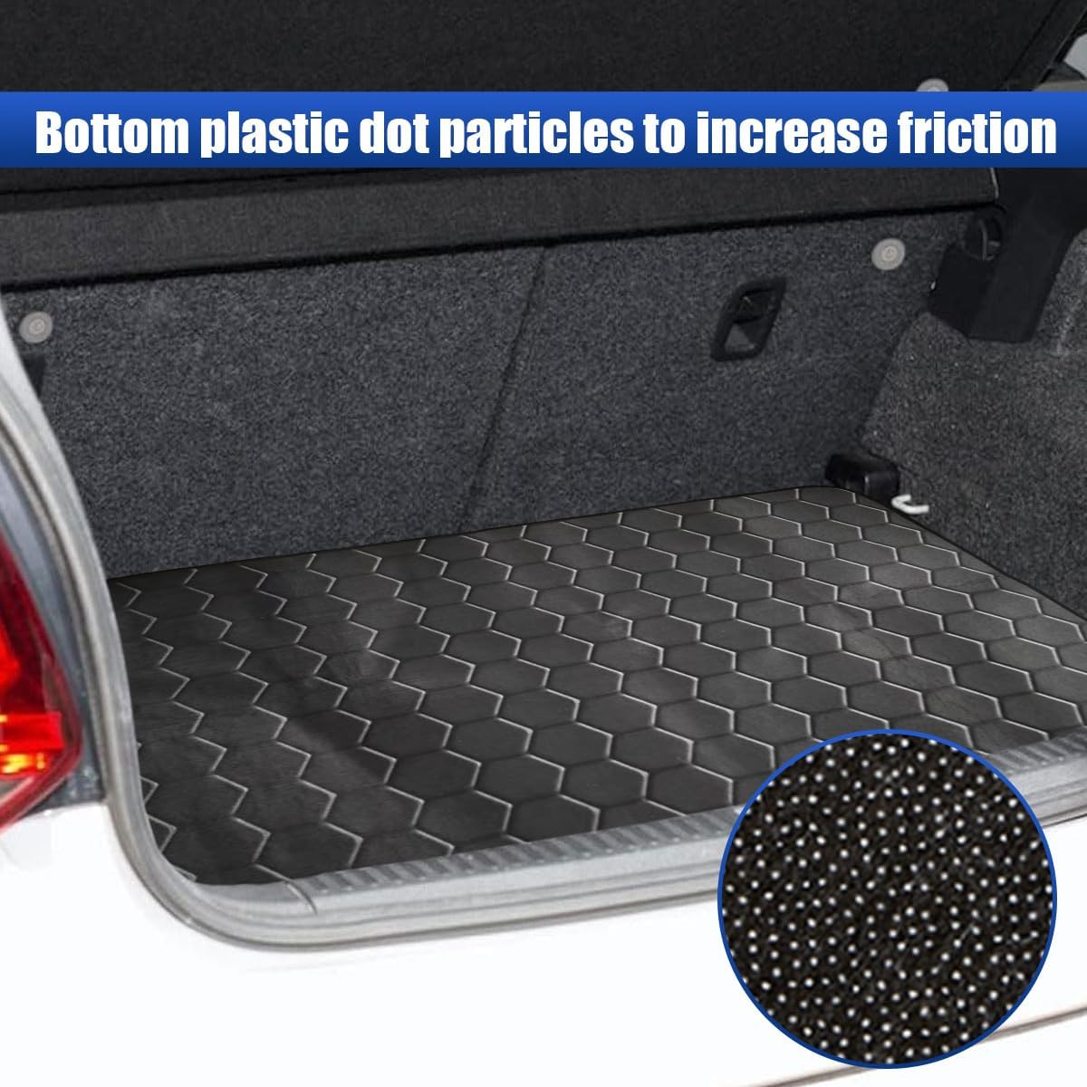 Car Trunk Cargo Liner, 38"×29" Scratch-Resistant Car Floor Mat, Washable Auto Trunk Protective Mat, Fashionable Vehicle Interior Decoration Accessories for SUVs, Trucks (Style1)