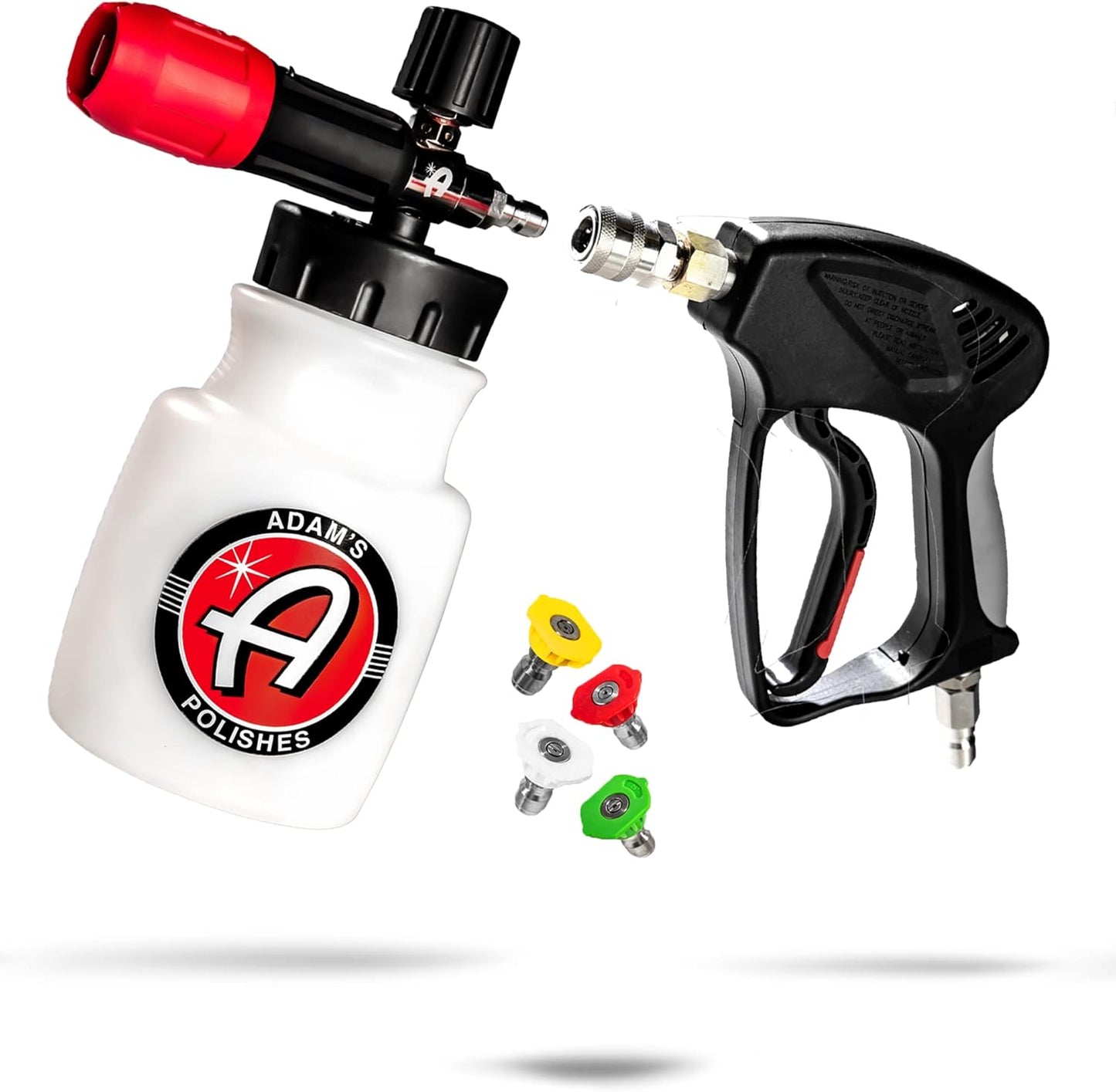 Adam's Polishes Premium Foam Cannon - Soap Sprayer for Car Wash | Sprayer Cannister for Pressure Washer 1/4" Quick Disconnect