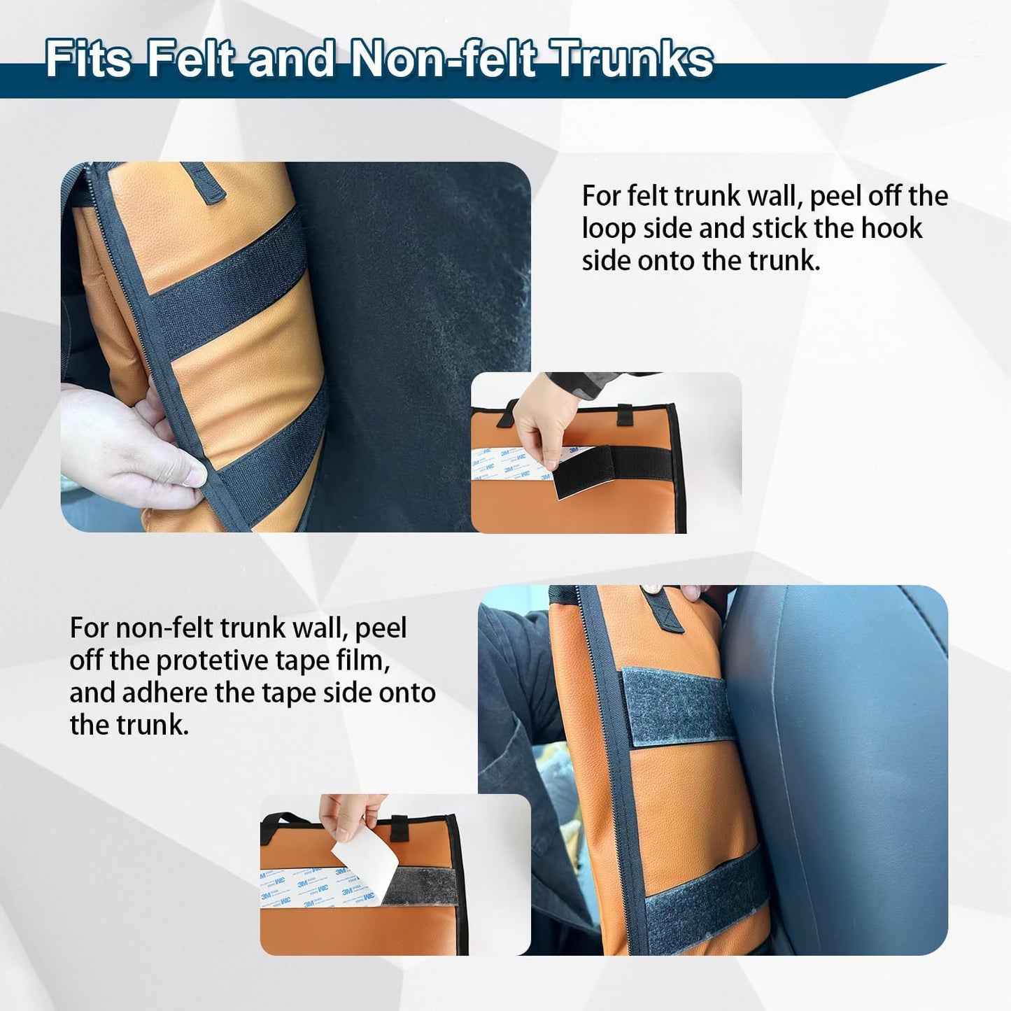 Deluxe Trunk and Backseat Organizer for Medium or Large Size SUVs & RVs, Detachable Storage Modules with Built-in Cooler, Patent Pending