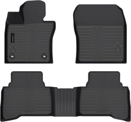 All Weather Floor Mat Fit for Toyota Corolla(Include Hybrid Exclude Hatchback) 2026 2025-2020 TPE Rubber Liners Corolla Accessories All Season Guard Odorless Anti-Slip Liner Black