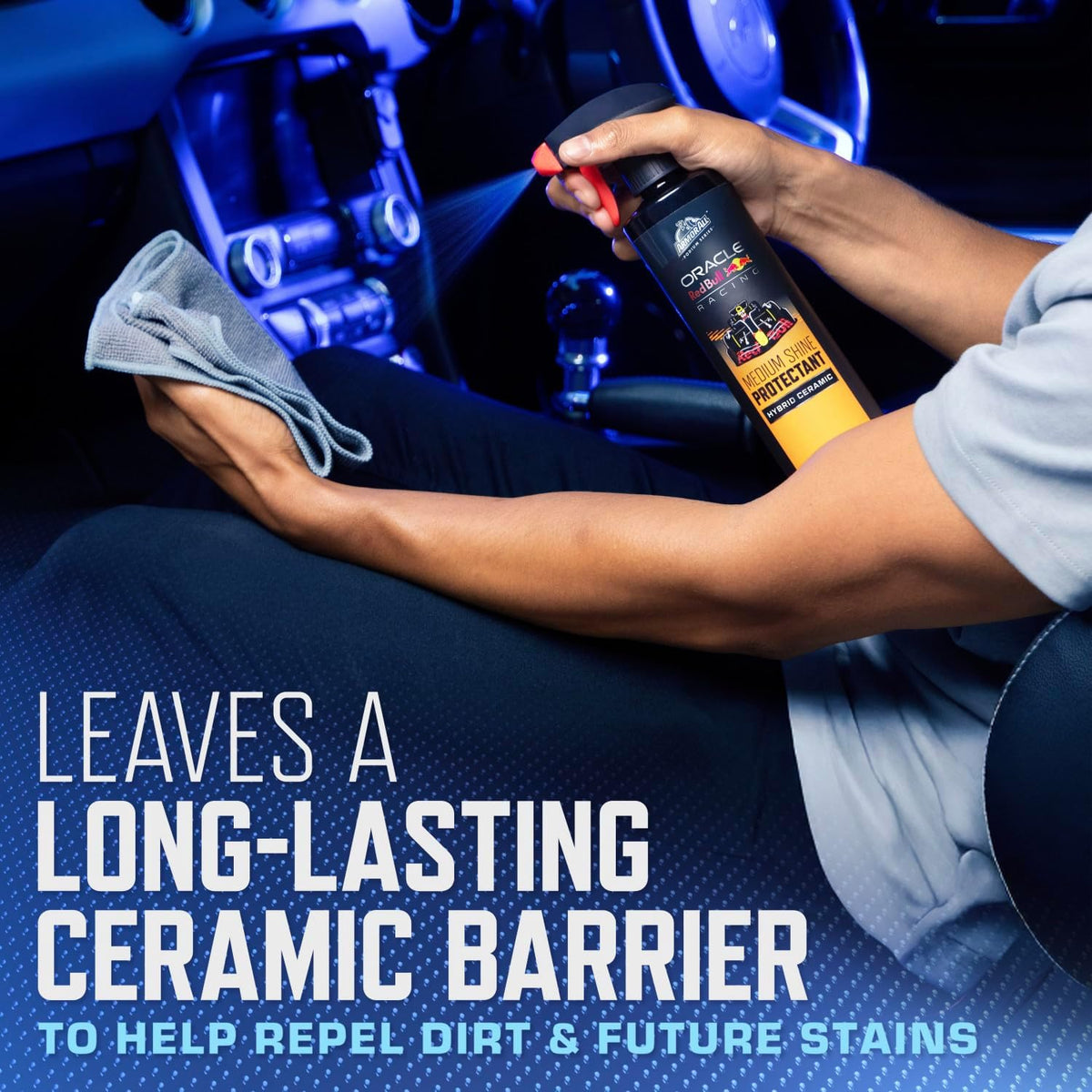 Armor All Podium Series Interior Detailer Spray, 16 fl oz, Car Detailing Spray Developed in Collaboration With Oracle Red Bull Racing