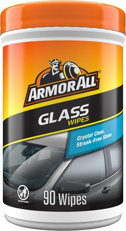 Armor All Car Cleaning Wipes 90-Count - Convenient Car Interior, Dashboard, Leather, Fabric & Vinyl Wipes, Gift for Car Lovers
