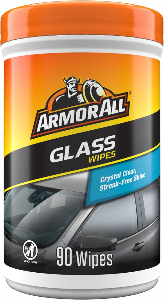 Armor All Car Cleaning Wipes 90-Count - Convenient Car Interior, Dashboard, Leather, Fabric & Vinyl Wipes, Gift for Car Lovers