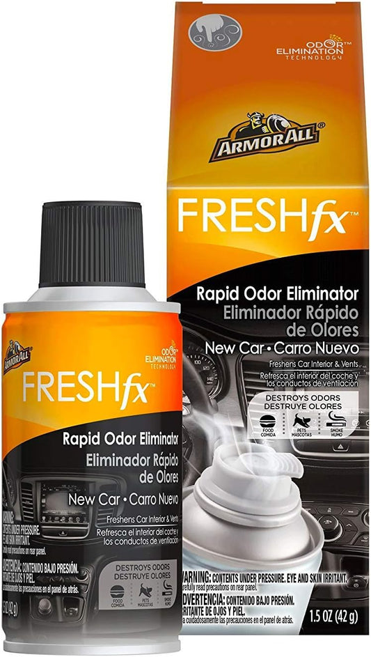 Armor All Fresh FX Smoke X Car Odor Eliminator Spray, Car Air Freshener Spray (New Car)