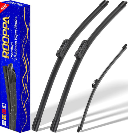 3 wipers Replacement for 2012-2018 Subaru Forester/2015-2019 Subaru Outback, Windshield Wiper Blades Original Equipment Replacement - 26"/17"/14" (Set of 3) U/J HOOK - Colors B