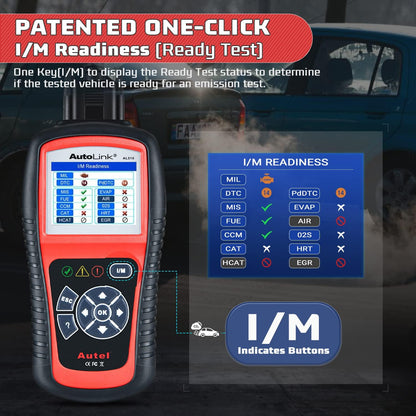 Autel AutoLink AL519 OBD2 Scanner Enhanced Mode 6 Car Diagnostic Tool Check Engine Code Reader CAN Scan Tool, Advanced Ver. of AL319