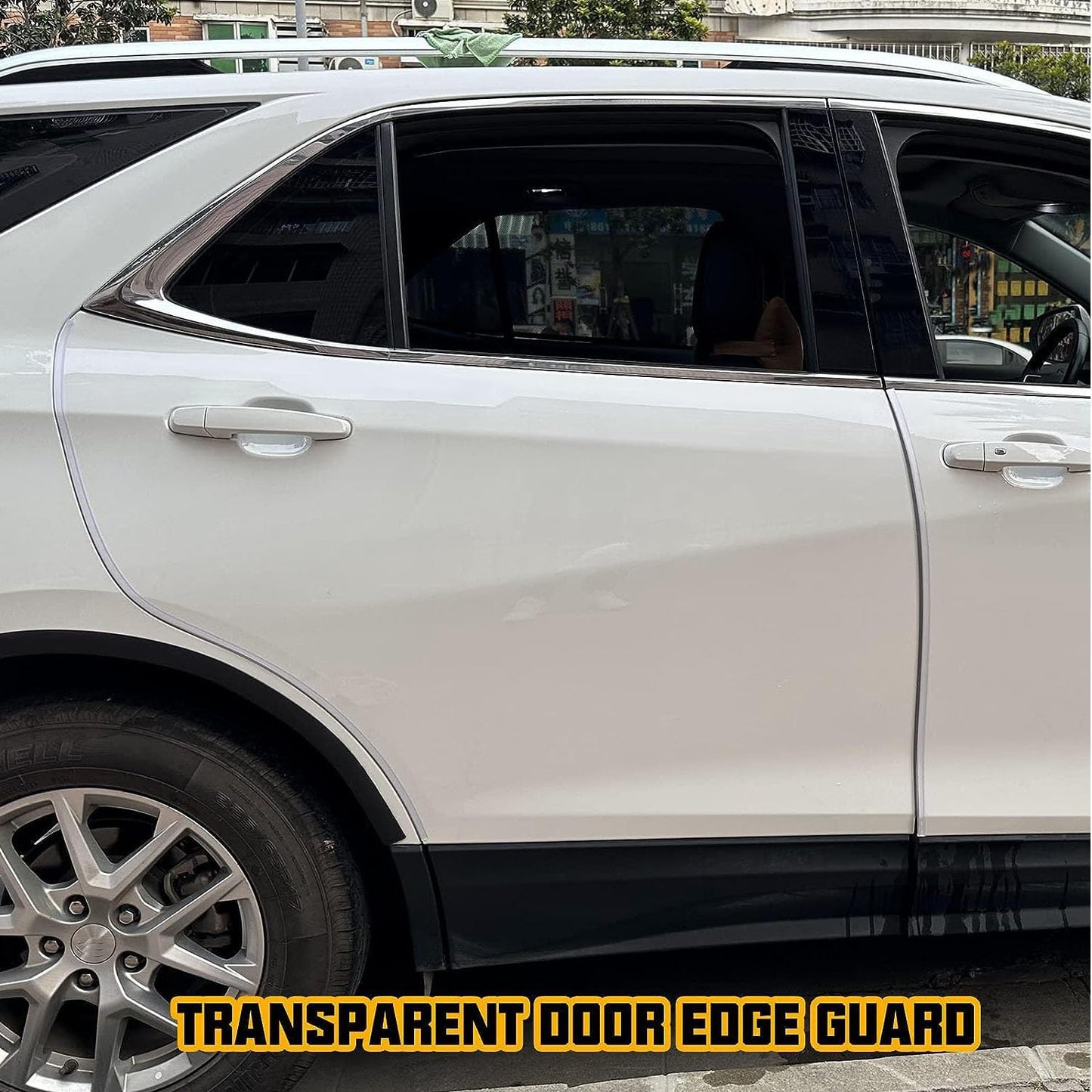 Winunite 32.8ft (10m) Car Door Edge Guards Clear – Self-Adhesive PVC, U-Shaped, Fits Most Vehicles, Scratch- and Chip-Resistant – Reduces Dings in Parking Lots
