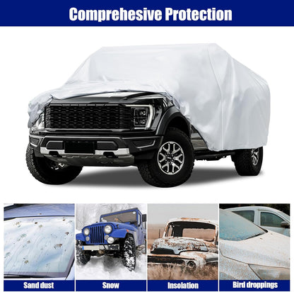 Car Cover Custom Fit for Toyota Corolla 2000-2025, Honda Civic 1991-2025, Waterproof All Weather Full Exterior Cover Rain Sun Protector Car Cover with Door Zipper