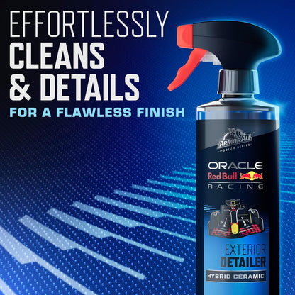Armor All Podium Series High Shine Hybrid Ceramic Car Spray Wax, Safe on All Car Paint Finishes, Developed With Oracle Red Bull Racing, 16 fl oz