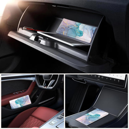 Car Registration and Insurance Holder，Colour Patterns Men Women Car License Document Registration and Insurance Card Holder