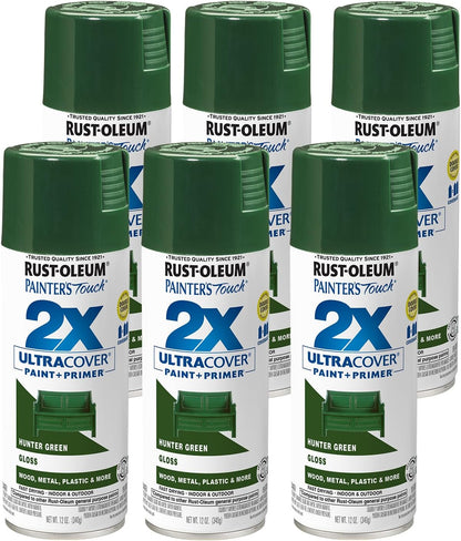 Rust-Oleum 334029 Painter's Touch 2X Ultra Cover Spray Paint, 12 oz, Gloss Clear - Colors C