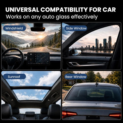 Upgraded Windshield Repair Kit for Chips & Cracks, Professional Windshield Crack Repair Kit with Type-C & UV Curing Light, Nano Car Glass Chip Repair Fluid for Star, Bulls-Eye & Long Cracks