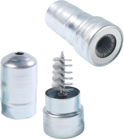 SCUARI 2PCS Battery Terminal Cleaner,Car Accessories Metal Vehicle Battery Post Cleaner Bristle Tool,Battery Terminal Cleaning Brush for Cleaning Top/Side Post and Terminal Connector,Fit for Car,SUV