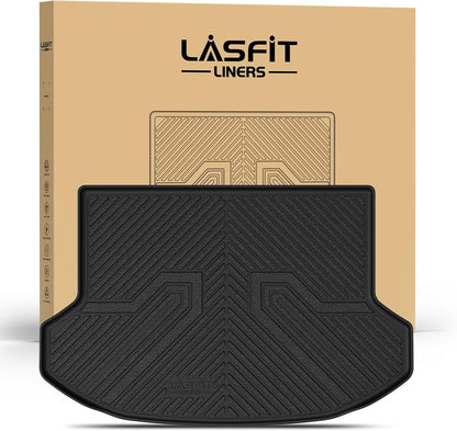 LASFIT Floor Mats Fits for Hyundai Sonata 2020-2026 (Only for FWD & Gas) & Kia K5 2021-2025 (Only for FWD) Custom Fit TPE All Weather Floor Liners Car Mats Accessories, Black