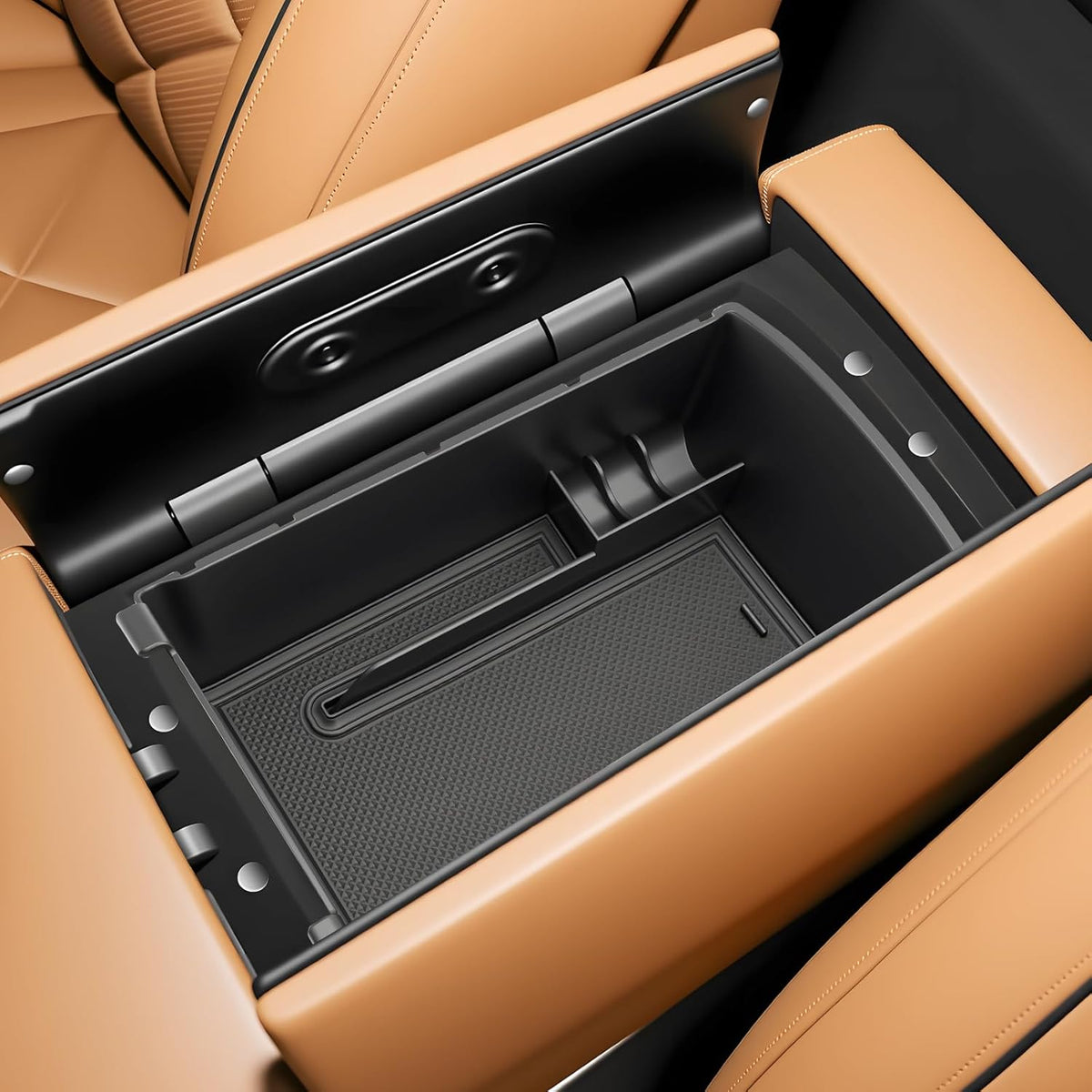 SKTU 2-Pack 2023 2024 2025 2026 Lexu s RX350 Center Console Organizer for 2023-2026 Lexu s RX350/RX450h/RX500h Console Tray 2023 2024 2025 2026 RX350 Accessories with Sunglasses Holder [Double Layers]