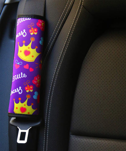 YR Seat Belt Cover for Kids, Soft Comfort Seat Belt Cushion for Children, Cute Cartoon Pattern Car Seat Belt Pads Cover for Girls and Boys, 1 Pack (Cartoon Spider)