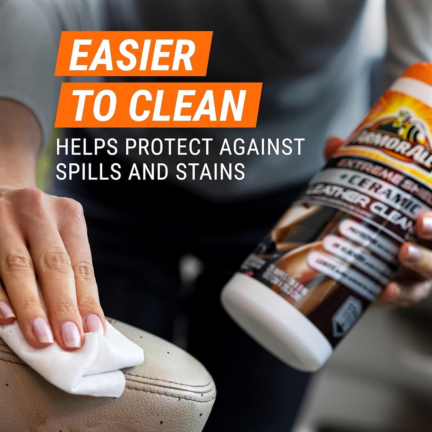 Armor All Interior Car Cleaning Wipes Kit, Disinfects, Protects, and Cleans Car Interiors, Includes Leather Care Wipes, Glass Wipes, Disinfectant Wipes, and Protectant Wipes, 4 Count