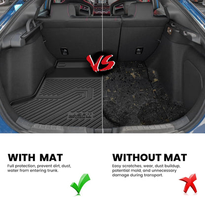 LASFIT Cargo Liner for Honda CR-V 2026 2025 2024 2023 (Gasoline & Hybrid & e:FCEV) All Weather TPE Car Trunk Mat (Upper Position), Cargo Only Black