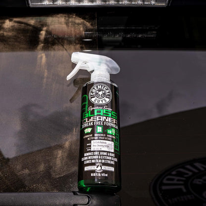 Chemical Guys Glass Cleaner Signature Series - Ammonia-Free Window and Mirror Spray for Cars, Trucks, SUVs, and RVs - Safe for Tinted Glass, Windshields, Household Windows & Interior Surfaces - 16 oz