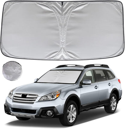 KAYZT Windshield Sun Shade for 2019-2025 2026 Chevy Silverado 1500 /GMC Sierra 1500 2500HD 3500HD Foldable Sunshade Front Window Custom Fit Car Accessories - Colors A