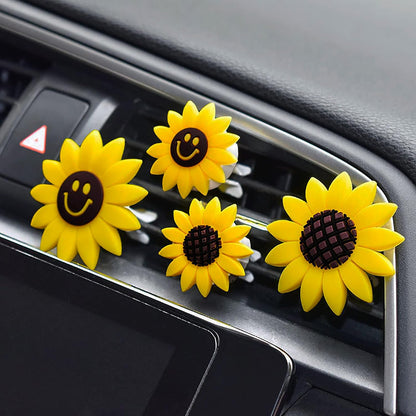 2 Pieces Small Bee Air Vent Clips Bling Bee Car Accessories Cute Car Air Freshener Rhinestone Gift Decorations Charm Car Clip Interior Air Vent Decor