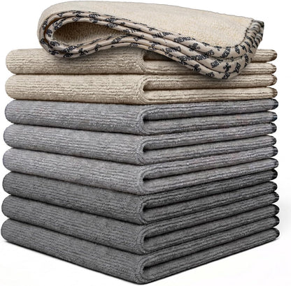 Chemical Guys AllSwipe Multi-Purpose Microfiber Towels for Cars, Microfiber Cleaning Cloth Multi Color Drying Towels Car Detailing for Wash Interior and Glass, 14 x 12 Inch - 12 Pack