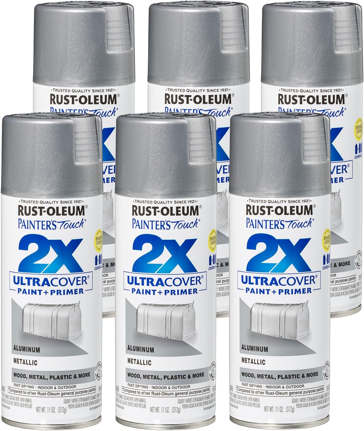 Rust-Oleum 334029 Painter's Touch 2X Ultra Cover Spray Paint, 12 oz, Gloss Clear - Colors A