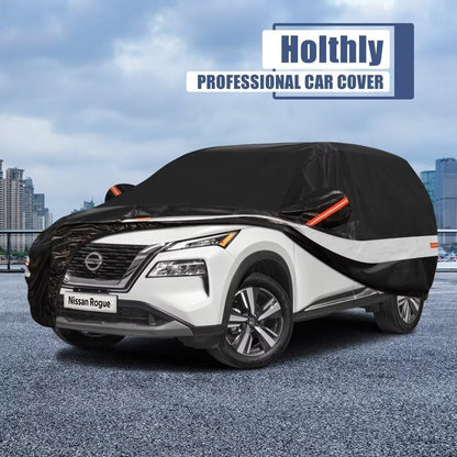 10 Layers Car Cover Custom Fit for Mercedes Benz C Class C250 C300 C43 C63 (1993-2026), Waterproof All Weather for Automobiles, Outdoor Full Cover Sun Dust Rain Protection with Cotton. Black - Colors C
