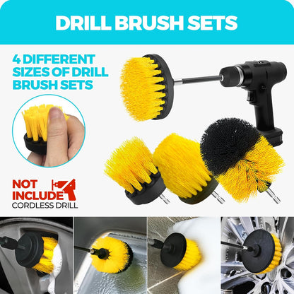 ALFLOD 30Pcs Car Detailing Kit, Car Detailing Brush Set, Car Wash Cleaning Kit, Car Dusters Extendable Handle Cleaning Exterior, Car Cleaning Gel, Car Cleaning Tools Kit for Interior, Exterior, Wheels