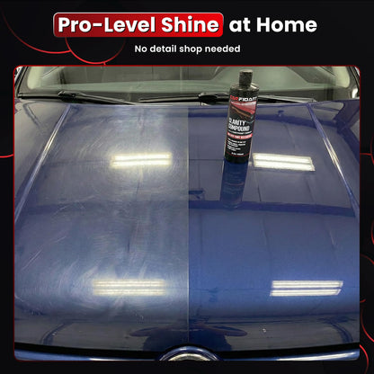 Carfidant Scratch Repair and Swirl Remover - Car Paint Scratch Remover & Restorer Kit with Buffer Pad - Polishing & Waxing Kits - Compound for Vehicles Paint Repair - 8.4 fl. Oz.