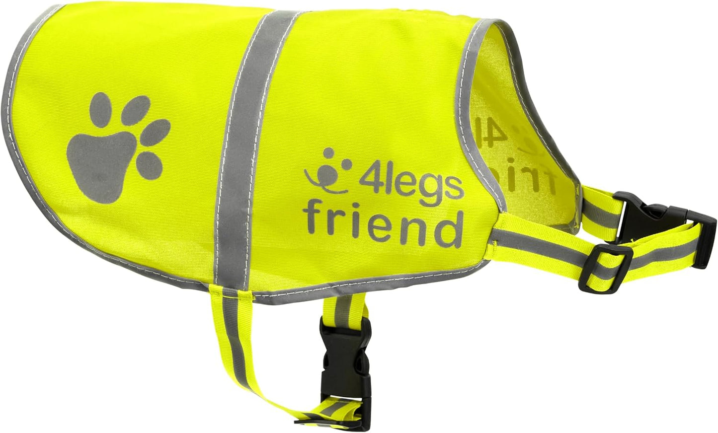 Safety Reflective Orange Vest - Side Release Buckles, High Visibility to Keep Your Dog Safe from Cars & Hunting Accidents