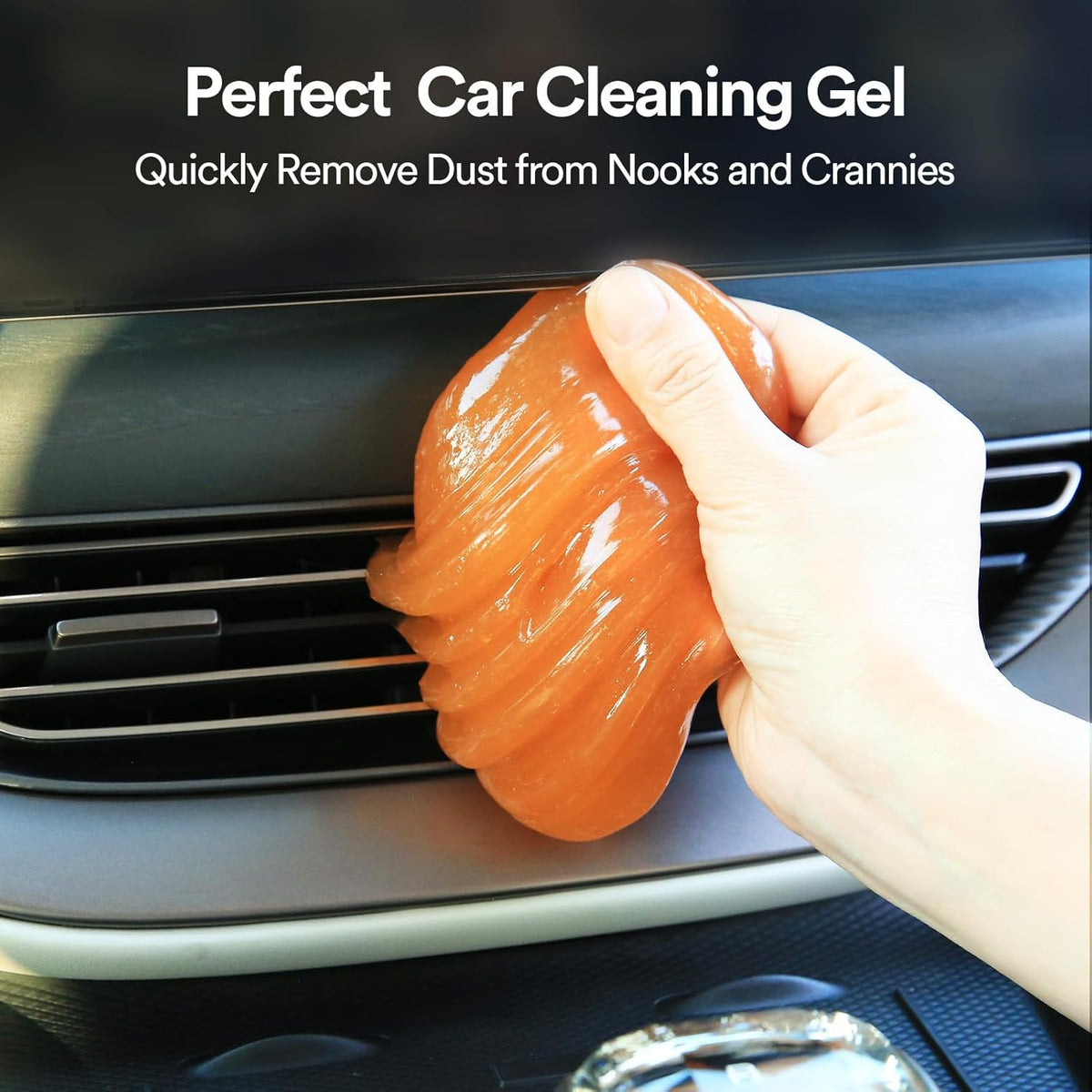 PULIDIKI Car Cleaning Gel Cleaning Putty Car Interior Cleaner Car Detailing Kit Car Cleaning Slime Car Cleaning Supplies Car Accessories Gifts for Men Women Purple