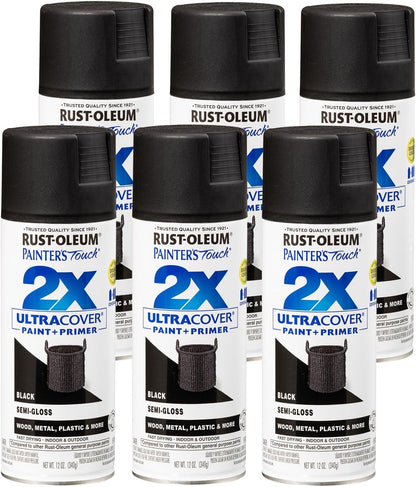Rust-Oleum 334029 Painter's Touch 2X Ultra Cover Spray Paint, 12 oz, Gloss Clear - Colors C