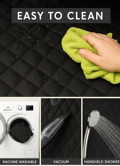 fidozen Waterproof Dog Car Seat Cover for Back Seat: Suitable for Small and Large Dogs, Hammock and Pet Protector, Backseat seat Cover (Full Bench, Medium(54" W))