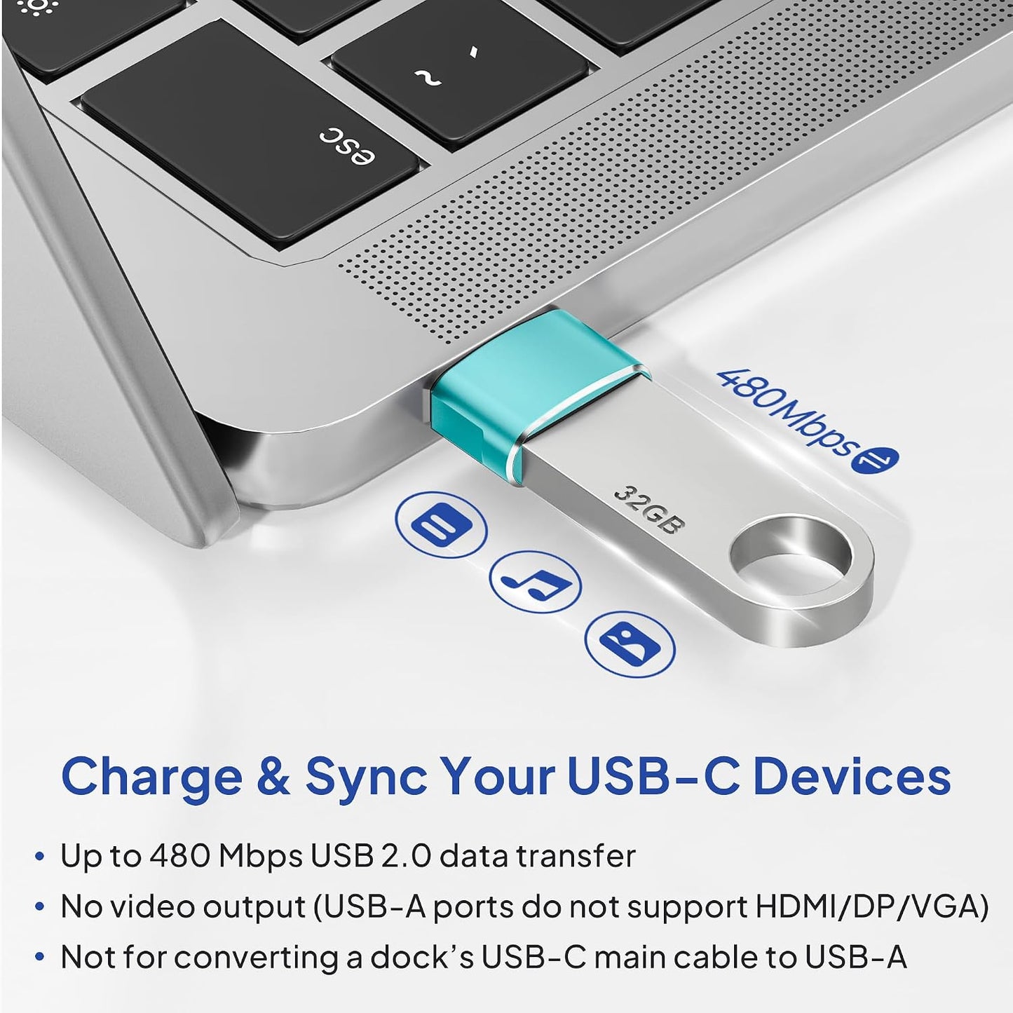 Elebase USB to USB C Adapter for iPhone 17 4Pack,USBC Female to A Male Car Charger Adapter,Type C Converter Apple 17e 16 Pro Max 15 14 Plus,iWatch Watch 11 10 Ultra 3,iPad Air,Samsung Galaxy S26