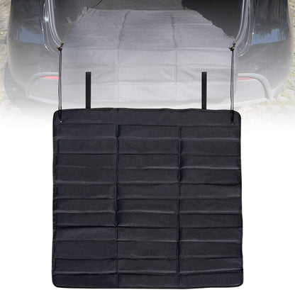 Ultra Large Rear Bumper Protector for Cars 38 x 42.5 inches SUV Cargo Liner Prevent Scratches from Suitcases and Pets Black