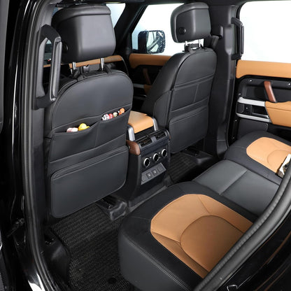 TAIKOO Seat Back Protector,Shields Seat Backs From Kicks and Adds Storage | kick mats back seat protector easy to install and clean, well-crafted, sturdy, durable and stylish.2 Pack