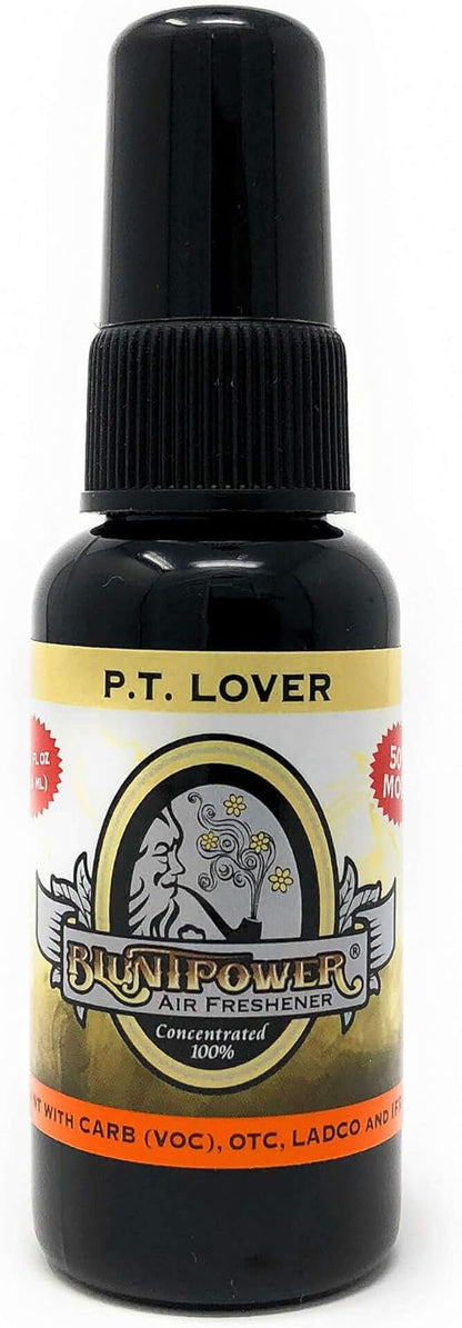 BluntPower (Baby Powder, 1 Pack) Concentrated Air Freshener Spray - Oil-Based Room Diffuser Spray - Long-Lasting Bathroom Scent, Car Freshener & Odor Eliminator - Colors B