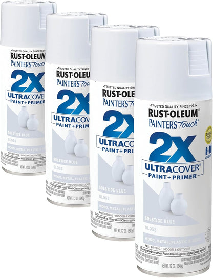 Rust-Oleum 334029 Painter's Touch 2X Ultra Cover Spray Paint, 12 oz, Gloss Clear - Colors F