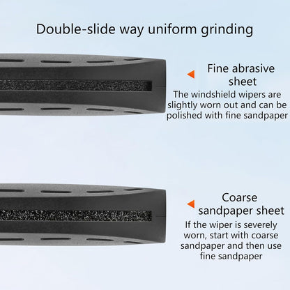 Rulbelok Efficient Windshield Wiper Maintenance Device Removes Aged Layers to Boosts Efficiency Wipe Blade Repair Tool Wiper Cleaner