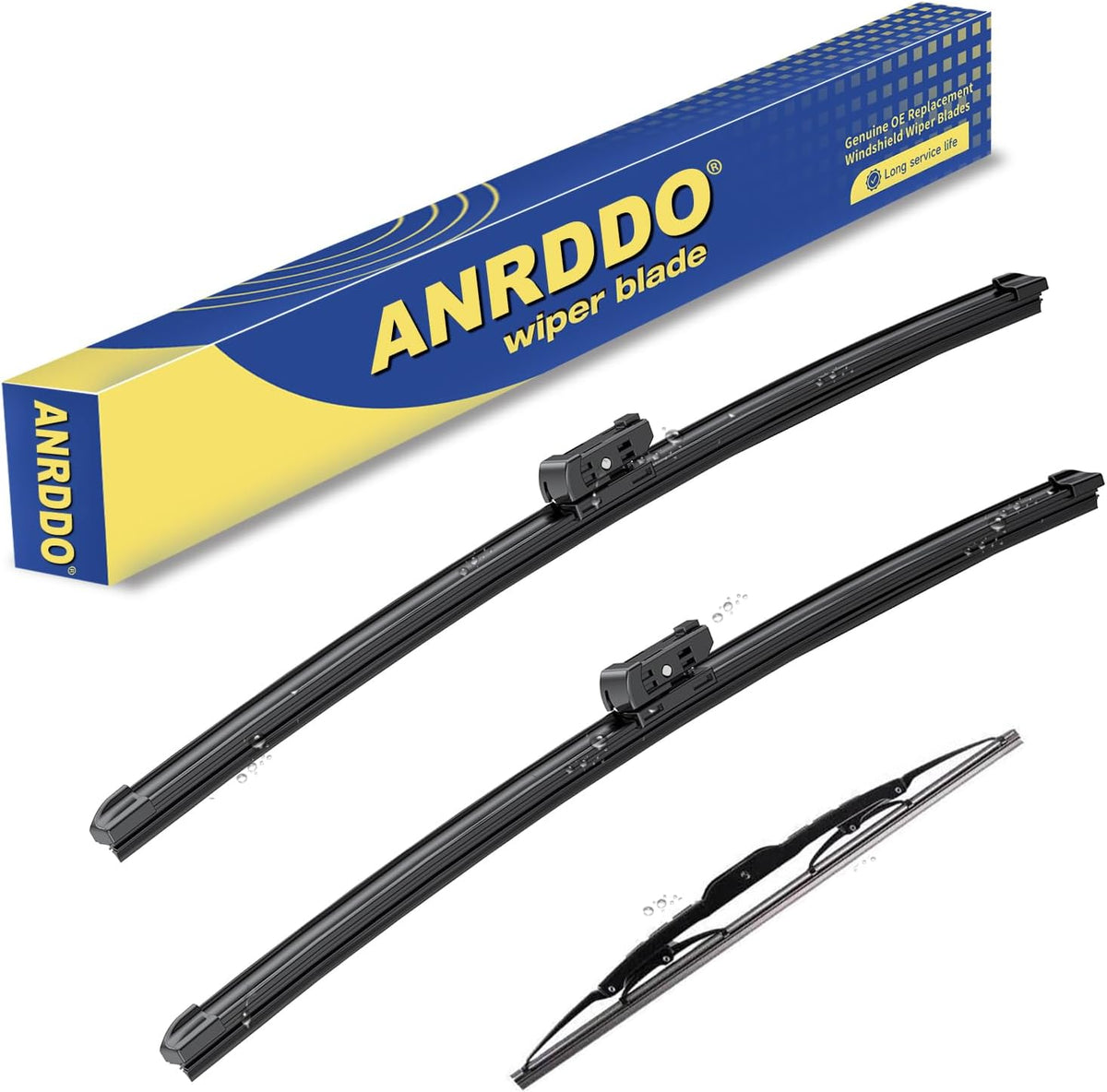 3 Wipers Factory Replacement For Subaru Outback 2020-2022 2023 2024 Original Equipment Replacement Windshield Wiper Blades Set 26"+18"+16" (Set of 3) Top Lock - Colors B