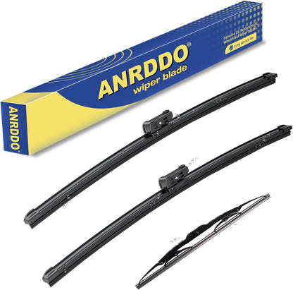 3 Wipers Factory Replacement For Subaru Outback 2020-2022 2023 2024 Original Equipment Replacement Windshield Wiper Blades Set 26"+18"+16" (Set of 3) Top Lock - Colors B
