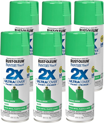Rust-Oleum 334029 Painter's Touch 2X Ultra Cover Spray Paint, 12 oz, Gloss Clear - Colors E