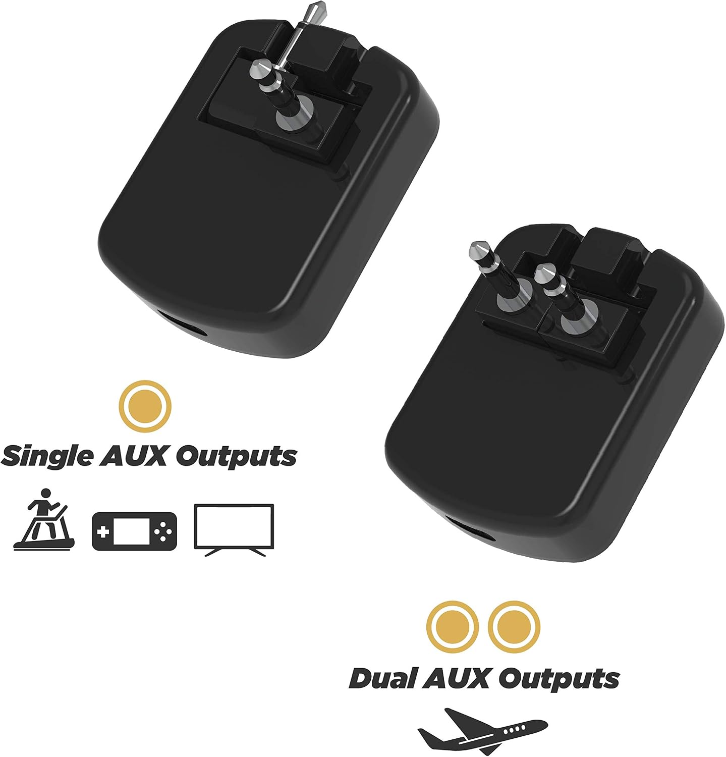 Scosche BTAXS2 Hands-Free Audio Kit, Bluetooth Receiver for Car Stereo with Noise Cancelling and Relocation Mount, 3.5mm Bluetooth Adapter for Car Radio AUX input Compatible with Siri/Google Assistant