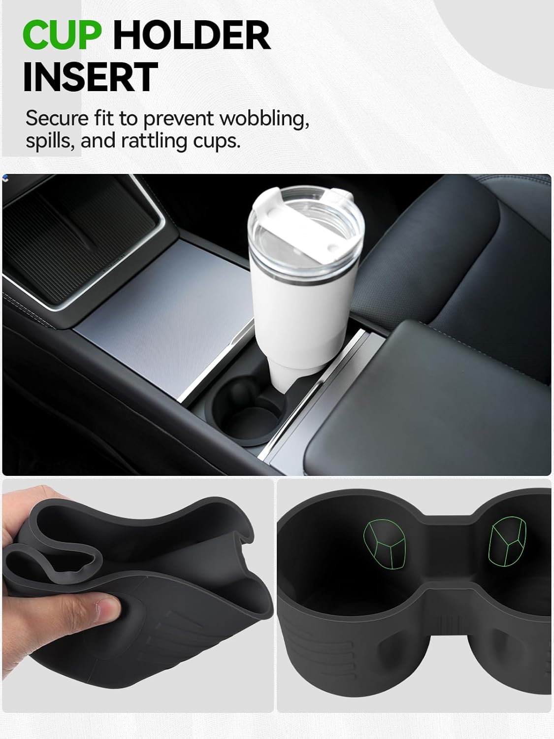 10PCS Center Console Organizer Tray for 2025 2026 Tesla Model Y Juniper Accessories, Under Seat Storage Armrest Hidden Storage Box Cup Holder Charger Pad for Tesla ModelY Juniper (Not fit Standard)