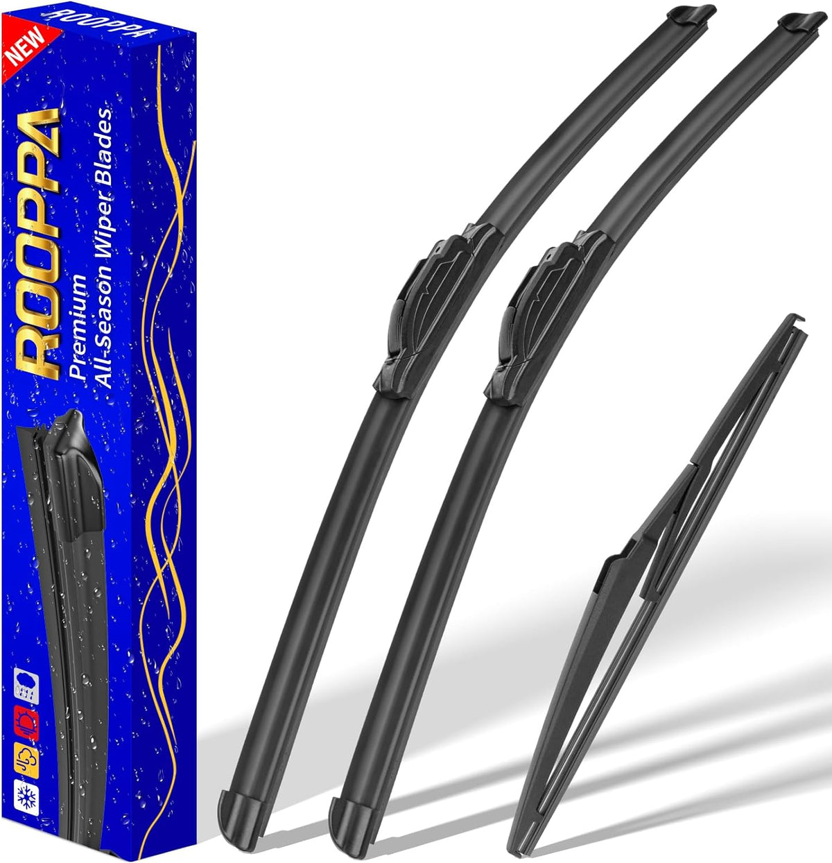 3 wipers Replacement for 2019-2023 2024 2025 2026 Subaru Forester, Windshield Wiper Blades Original Equipment Replacement - 26"/17"/14" (Set of 3) - Colors A
