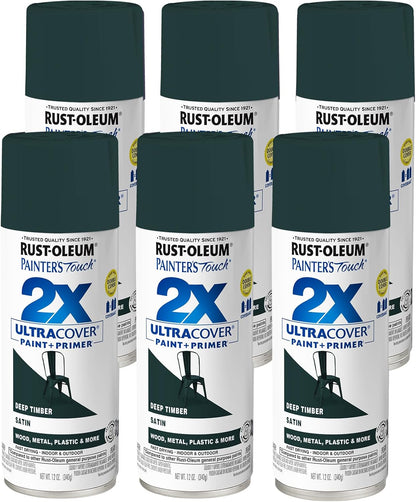 Rust-Oleum 334029 Painter's Touch 2X Ultra Cover Spray Paint, 12 oz, Gloss Clear - Colors D